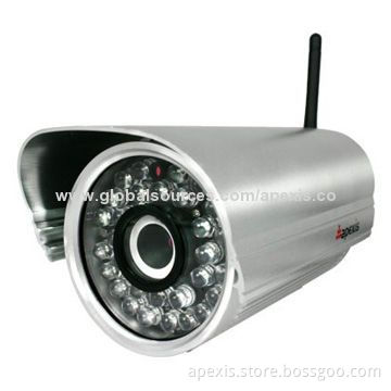 Wireless Outdoor Zoom IP Camera with night visibility up to 35m, supports plug-and-play functionsNew